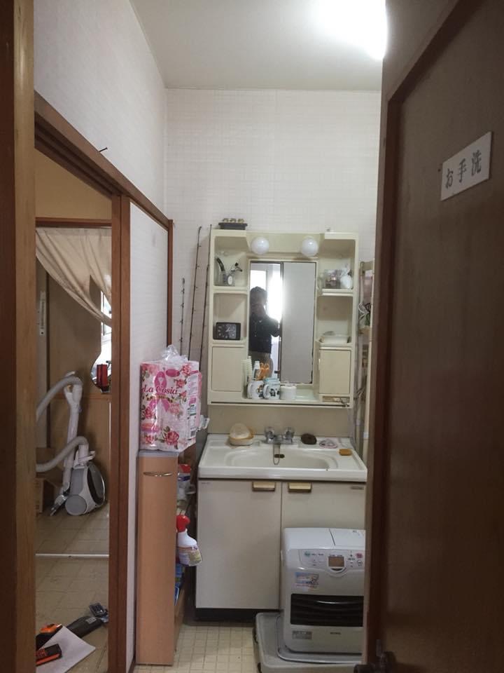 鳥取県境港市　洗面トイレのバリアフリー改修　2018.8